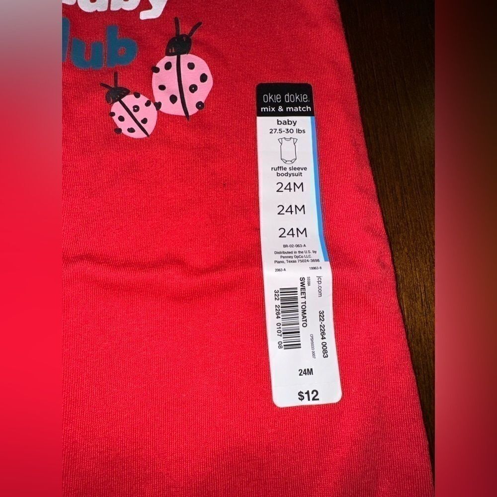 5/25 - Buy 5 for $25 Baby Girls Bodysuit - NWT - 24 Months - Picture 3 of 4